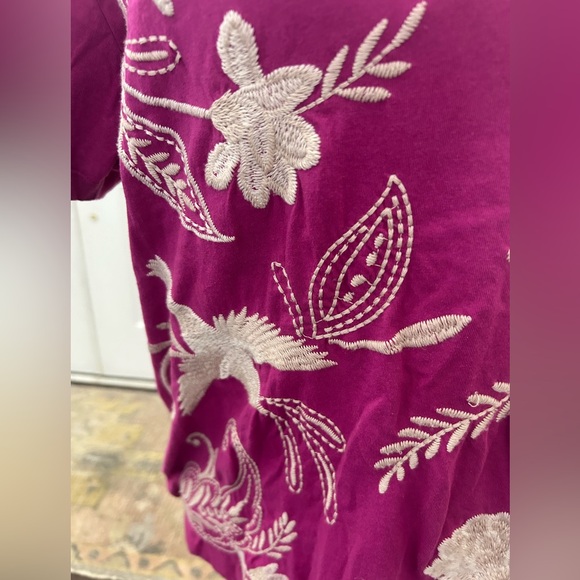 Johnny Was Festival Fuchsia T shirt - Picture 4 of 5